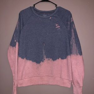 Bleach dyed sweatshirt